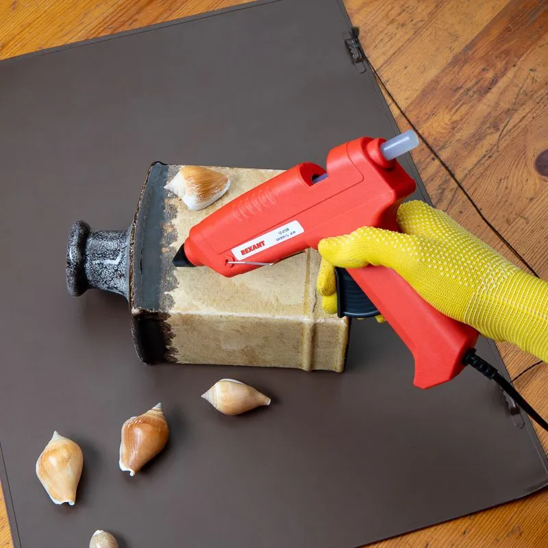 Пистолет клеевой, 40Вт, Ø11мм, без кнопки, блистер REXANT - Фото 2