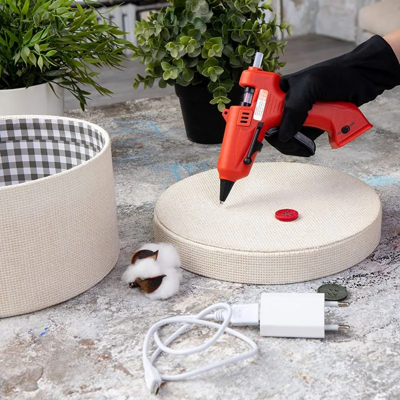 Пистолет клеевой, 10Вт, Ø7мм, ЭКСПЕРТ, аккумуляторный, блистер REXANT - Фото 2