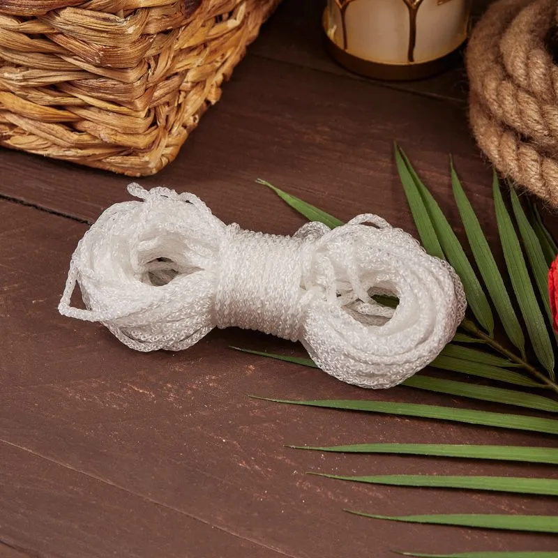 Шнур 3 мм 20 м белый REXANT - Фото 2