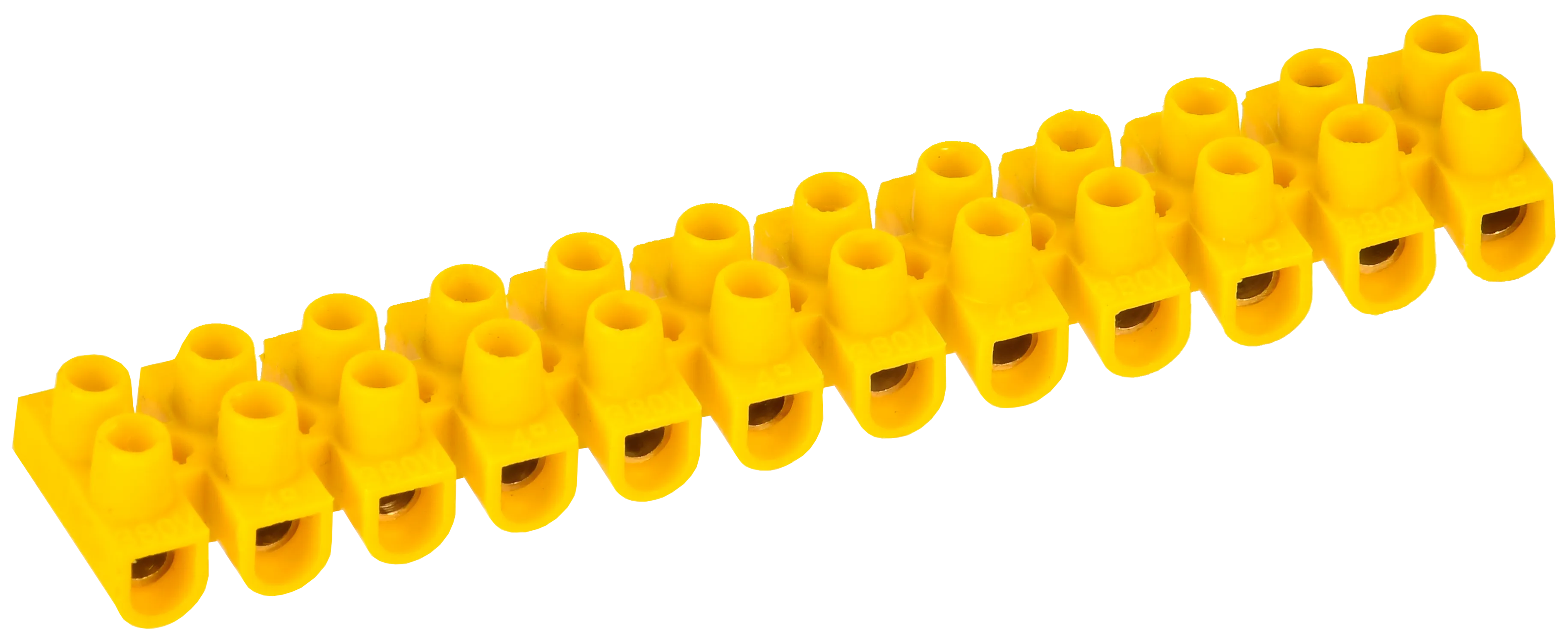 Зажим контактный винтовой ЗВИ-3 н/г 1,0-2,5мм2 12пар желтый IEK