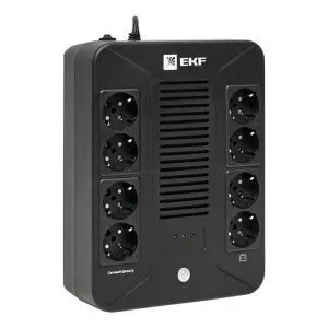 ИБП E-Power Home 1000 ВА, 600Вт,8хSchuko,USB,RJ45 SSW-1000