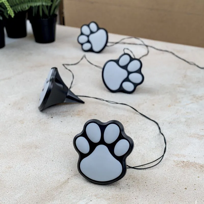 Гирлянда садовая грунтовая (каскад) Лунный След 5м, 6500К, с аккумулятором и выносной солнечной панелью LAMPER - Фото 2