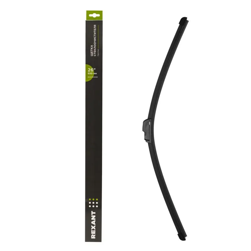 Щетка стеклоочистителя бескаркасная Optimal, 650мм REXANT 80-0918