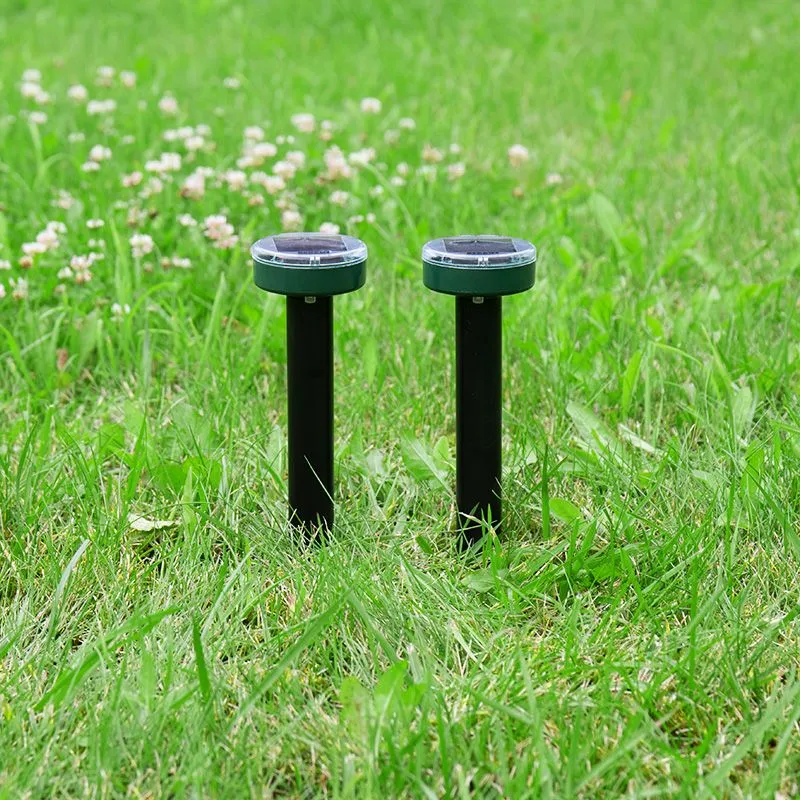 Набор ультразвуковых отпугивателей кротов (R 20м х2) на солнечной батарее REXANT - Фото 2