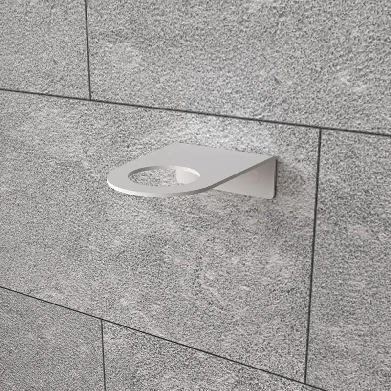 Держатель дозатора для жидкого мыла и шампуней на 1 флакон настенный, белый REXANT - Фото 2