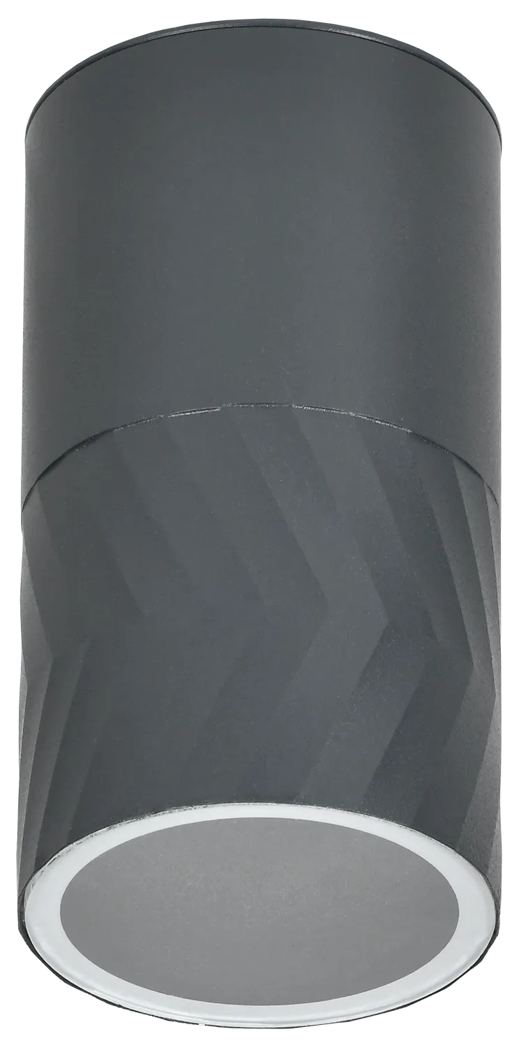 LIGHTING Светильник уличный 5110 потолочный под лампу GU10 IP65 серый IEK