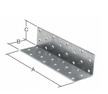 Уголок крепежный равносторонний 180х80х80мм  KUR белый цинк 180х80х80мм