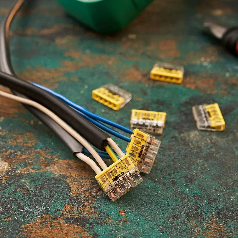 2273-245 Экcпресс-клемма с пастой, 5-проводная до 2,5 мм², (6 шт/уп)  WAGO - Фото 2