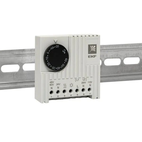 Термостат NO/NC (охлаждение/обогрев) на DIN-рейку 5-10A 230В IP20 EKF PROxima - Фото 3
