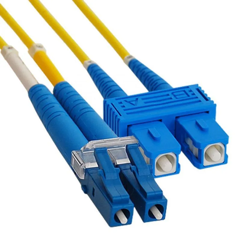 Патч-корд оптический переходной (SM), 9/125 (OS2), LC/UPC-SC/UPC, (Duplex), LSZH, 3м REXANT 50-2411