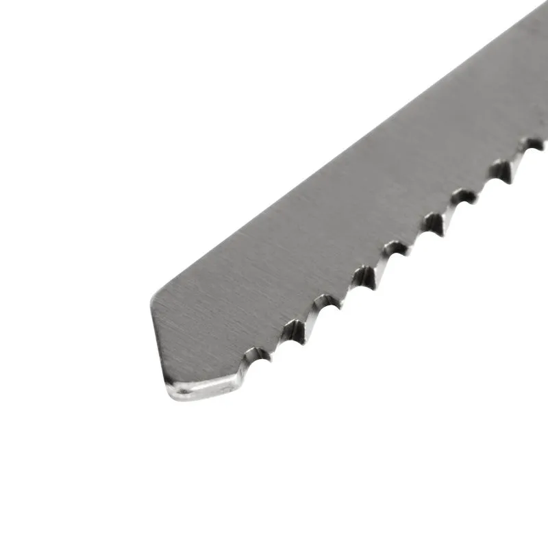 Пилка для электролобзика 100 мм 10 з/д 4-30 мм обр. зуб. T101BR (2 шт./уп.) (дерево) Kranz - Фото 2