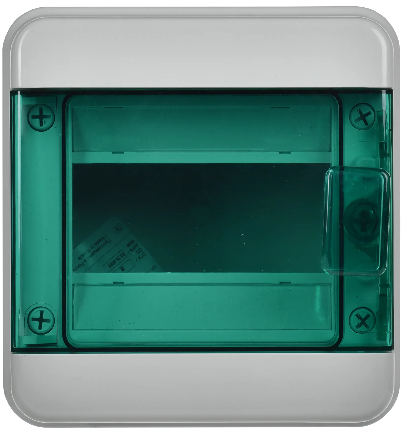 TEKFOR Корпус пластиковый КМПн-6 IP65 зеленая прозрачная дверь IEK - Фото 4