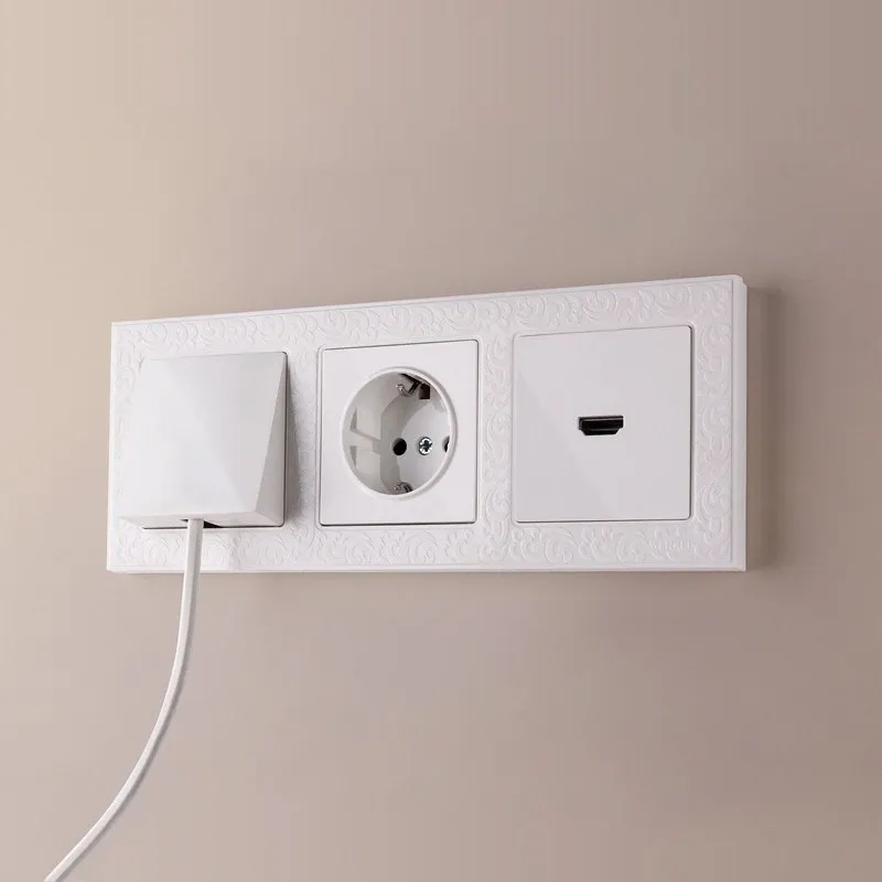 Розетка HDMI (белый) Werkel - Фото 3