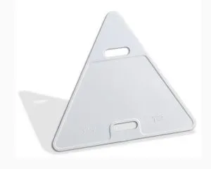 Бирка маркировочная У-136 (Треугольник) белая (100шт) 43Б27У136Н