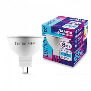 Светодиодная лампа Luminarte LSTD-MR16-8W6KGU5.3 8Вт 6500K GU5.3 LSTD-MR16-8W6KGU5.3