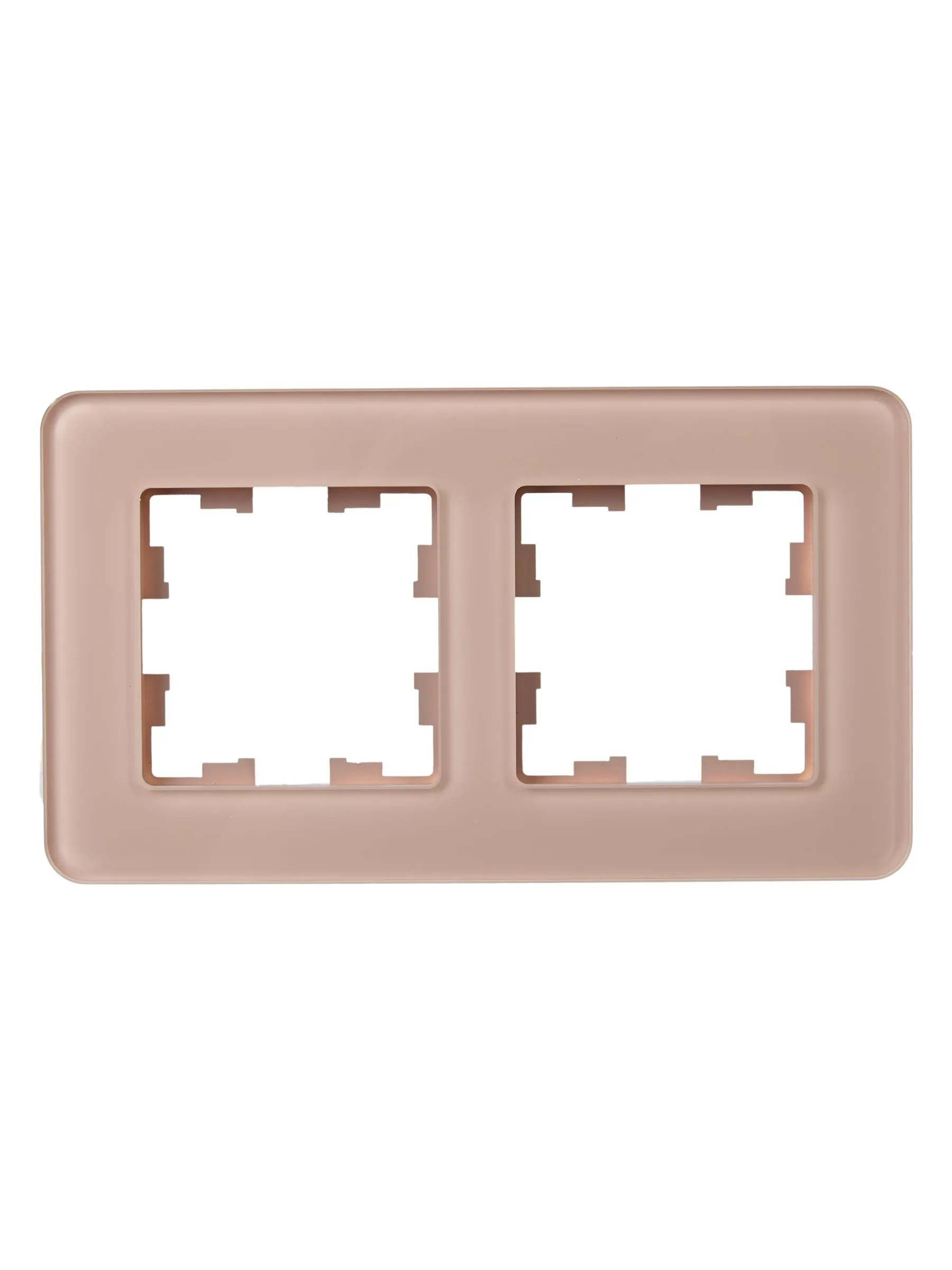 BRITE Рамка 2-местная РУ-2-2-Бр стекло дымчатый RE IEK - Фото 7