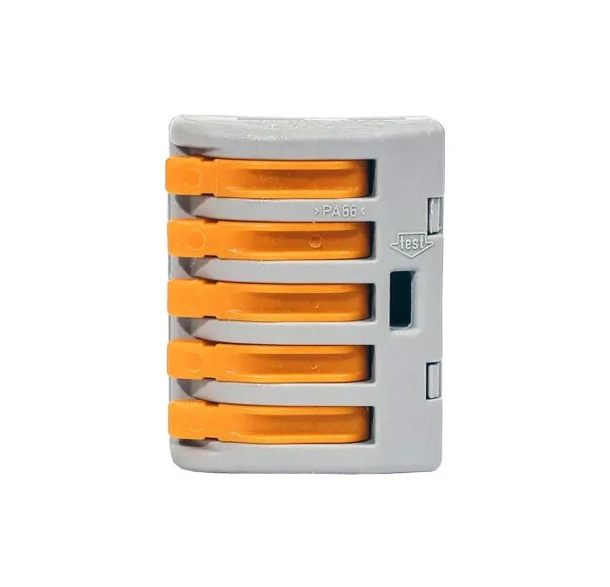 Клеммы WAGO 222-415 (5Х2,5мм2 с рычажком) (упаковка 40шт.) 