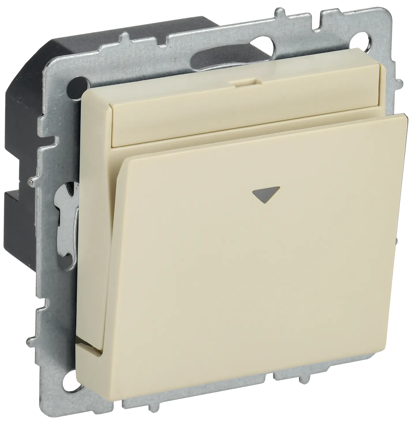 BRITE Выключатель карточный 30А ВС10-1-8-БрКр бежевый IEK