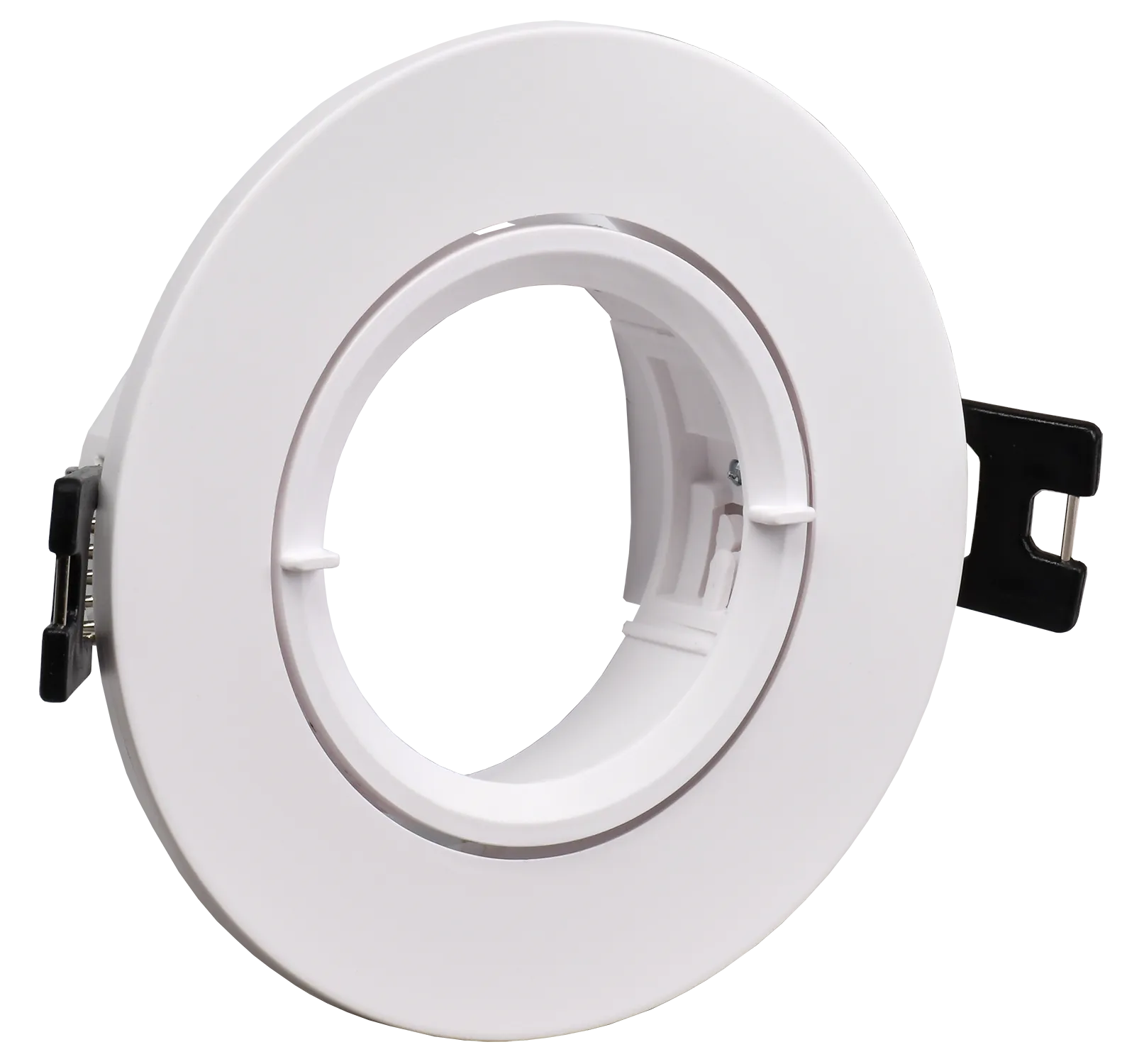 LIGHTING Светильник 4105 встраиваемый под лампу MR16 круг пластиковый белый IEK