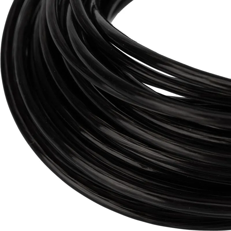 Трос стальной в ПВХ оплетке d=2,5мм, черный (моток 20м) REXANT - Фото 4