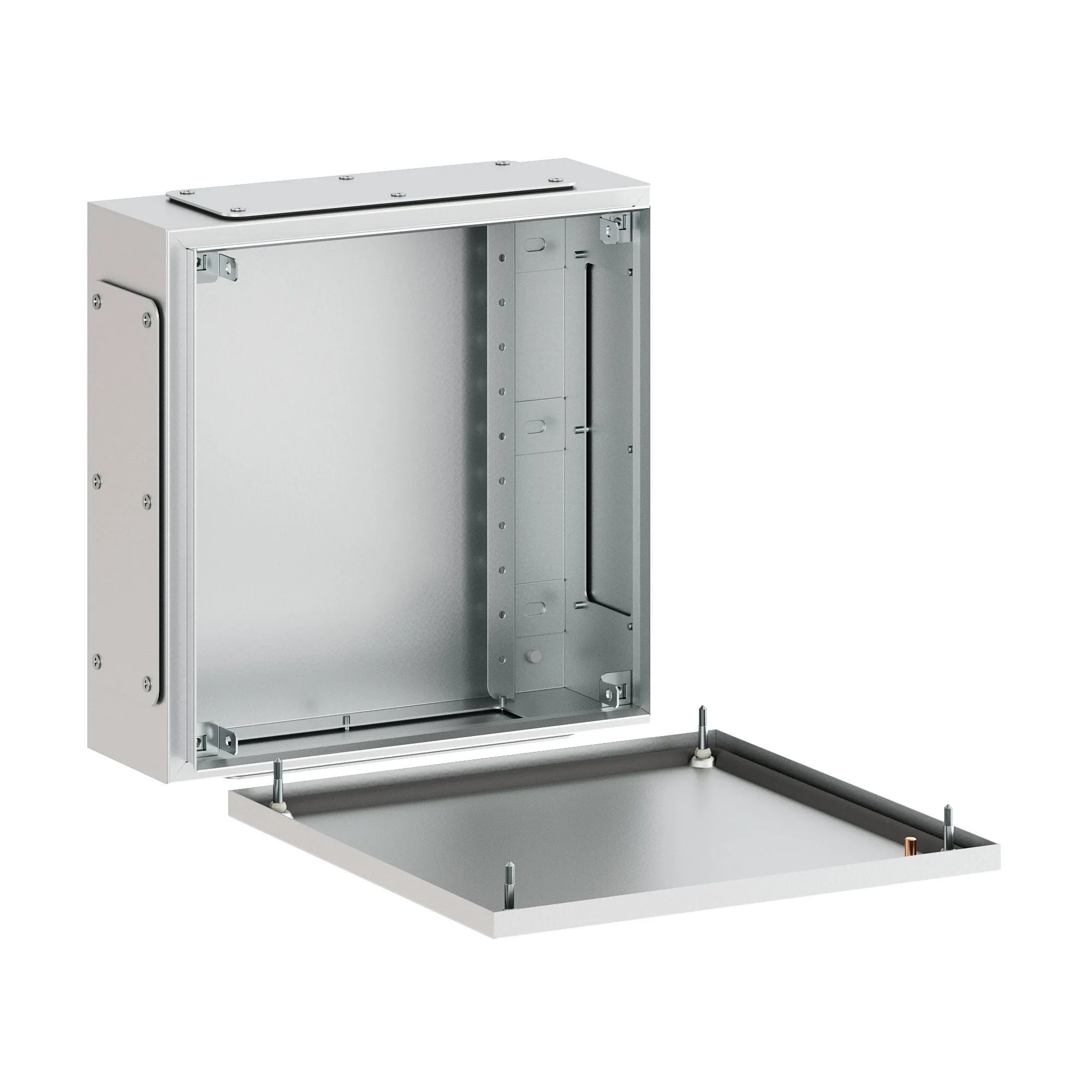 Корпус клеммный металлический SDE ВхШхГ 300х300х120мм с фланцами DKC R5SDE3312F - Фото 2