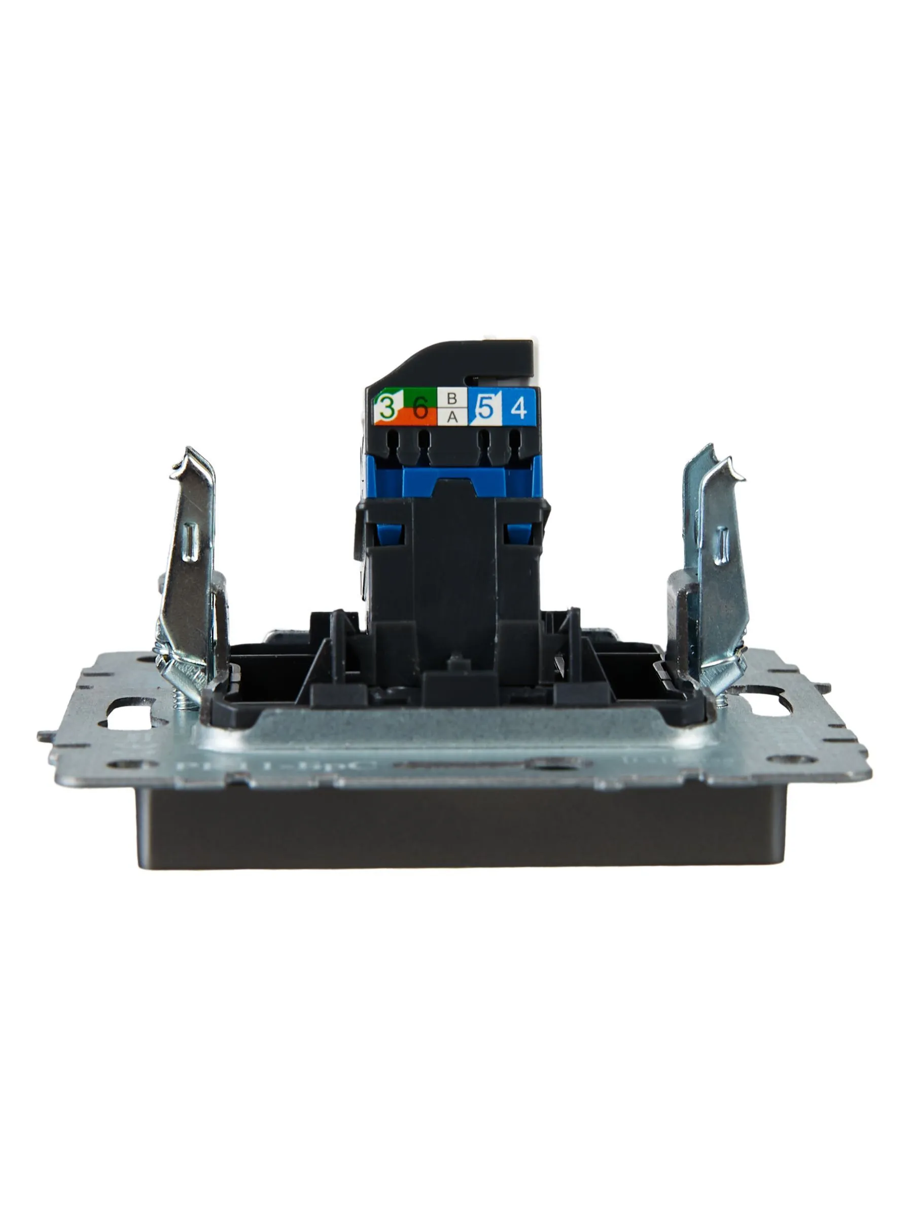 BRITE Розетка компьютерная RJ45 кат.6 РК11-БрС сталь IEK - Фото 5