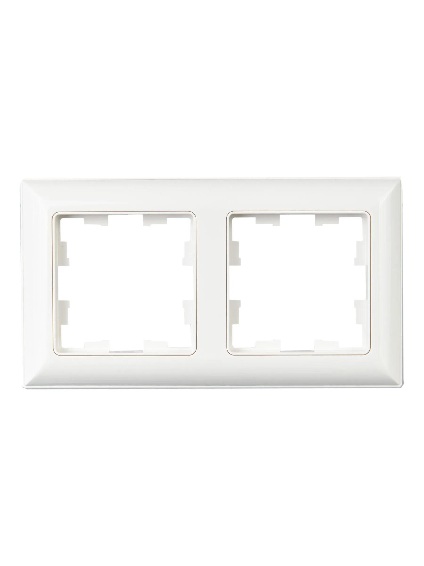 BRITE Рамка 2-местная РУ-2-Бр белый/белый IEK - Фото 5