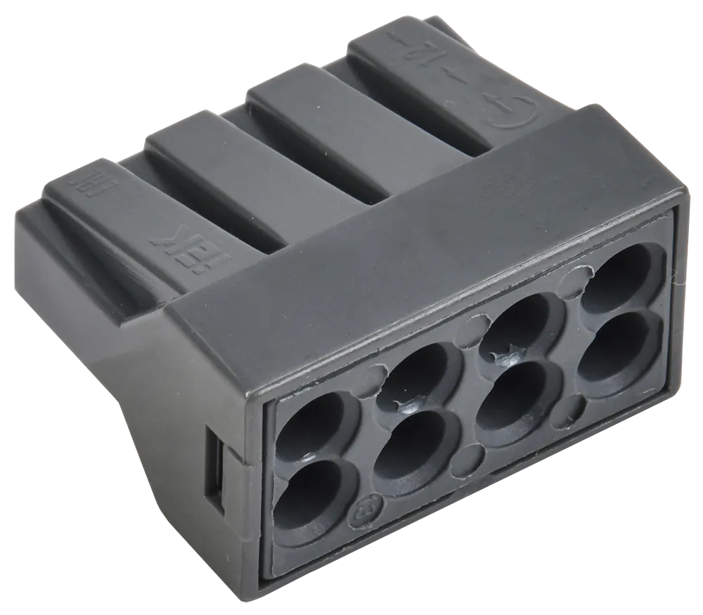 Строительно-монтажная клемма СМК 773-308 с пастой (4шт/упак) IEK