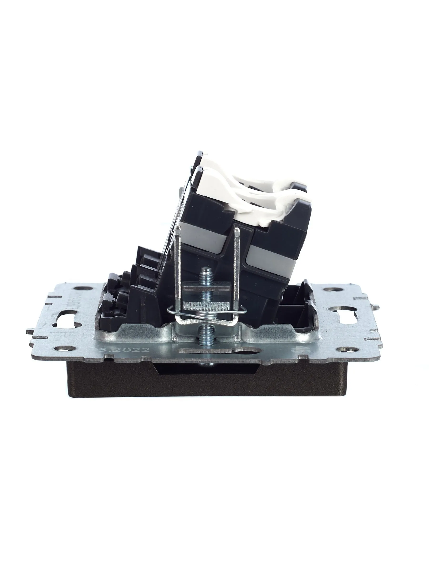 BRITE Розетка компьютерная двойная RJ45 кат.5E РК10-2-БрТБ темная бронза IEK - Фото 2