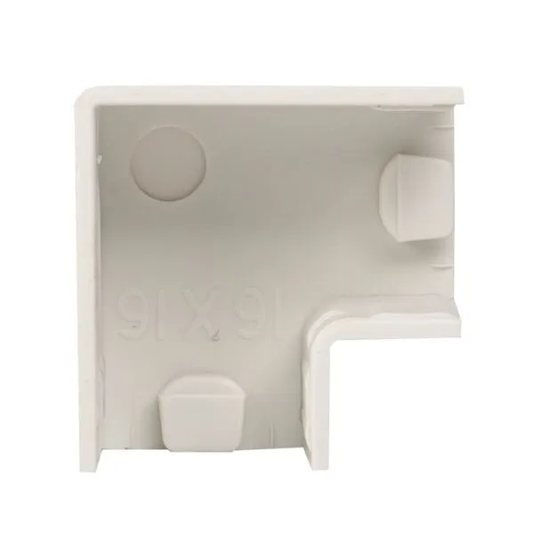 Поворот 90 гр. (16х16) (4 шт) белый EKF-Plast - Фото 2