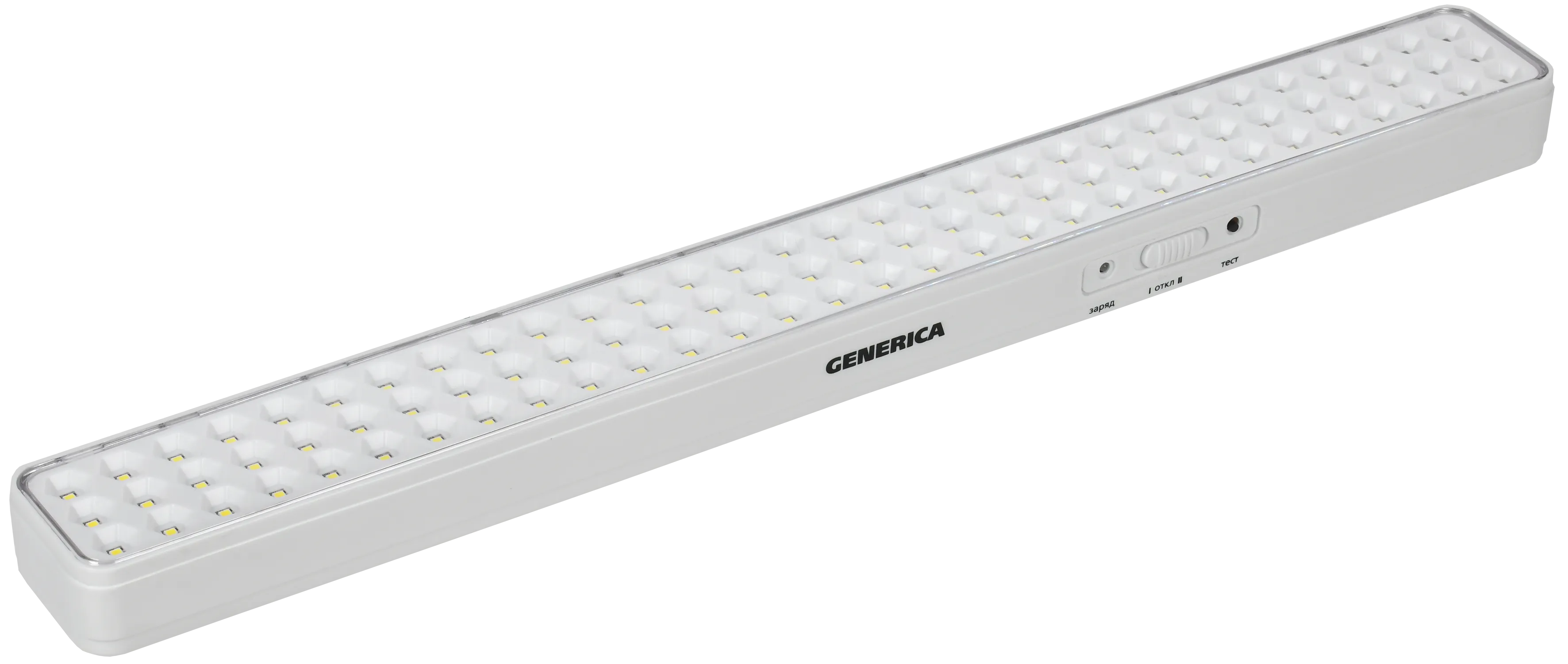 Светильник светодиодный аккумуляторный ДБА 1090 непостоянного действия 90LED 6ч 9Вт GENERICA