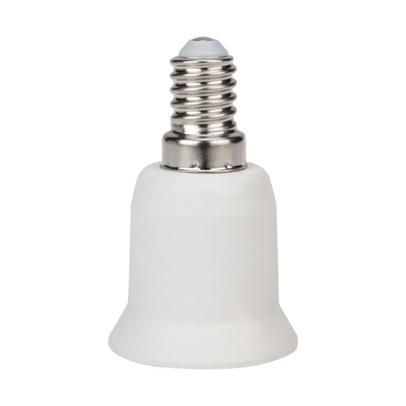 Переходник цокольный Е14-Е27 белый REXANT - Фото 2