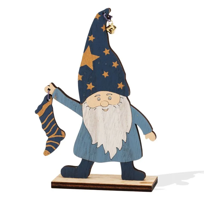 Деревянная фигурка Гном с носком 15х4х17 см NEON-NIGHT 504-009