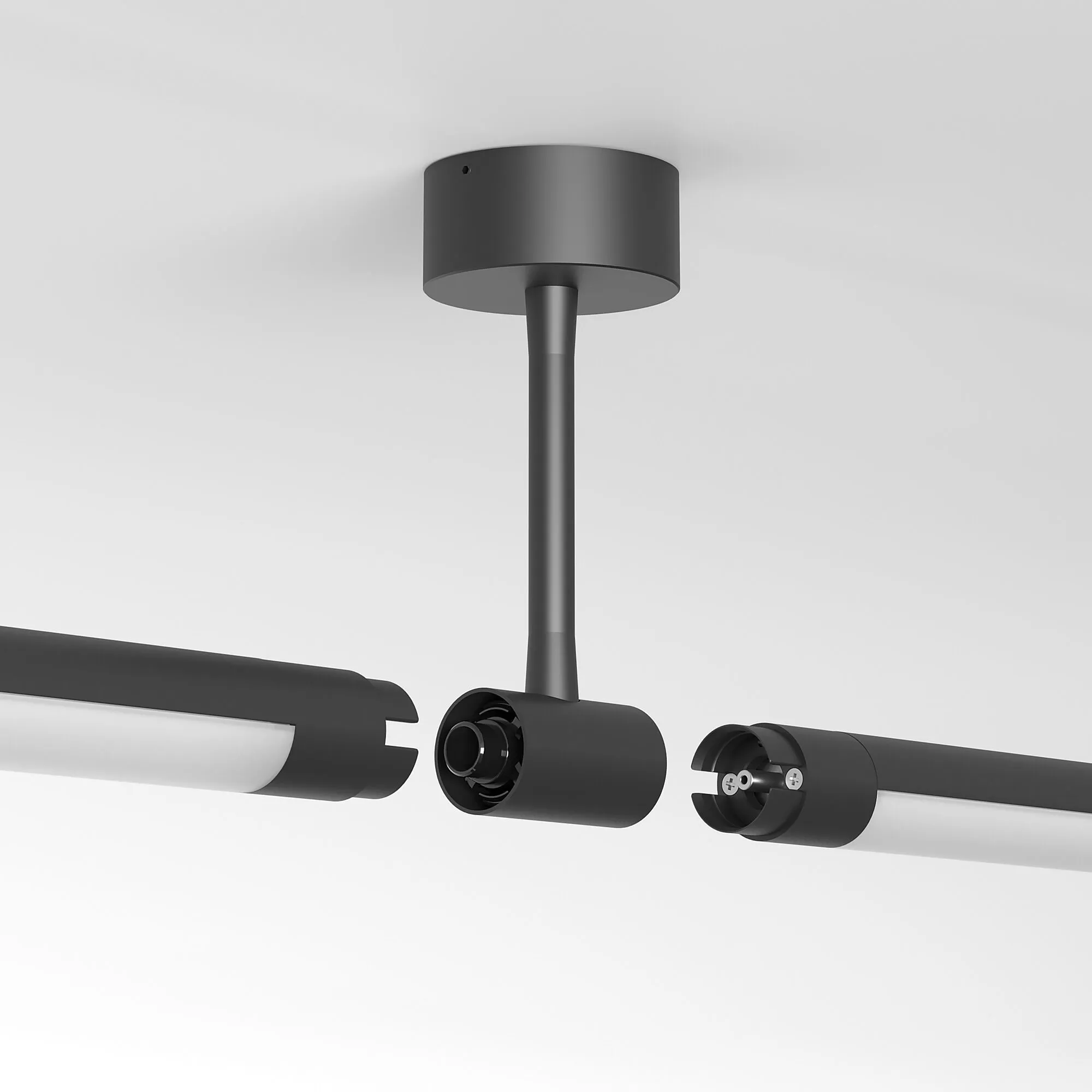 Module System Декоративная гибкая стойка без питания (черный) - Фото 6