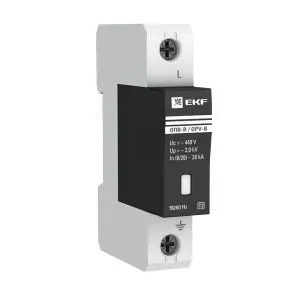 Ограничитель импульсных напряжений ОПВ-B/1P In 30кА 440В с сигн. EKF opv-b1
