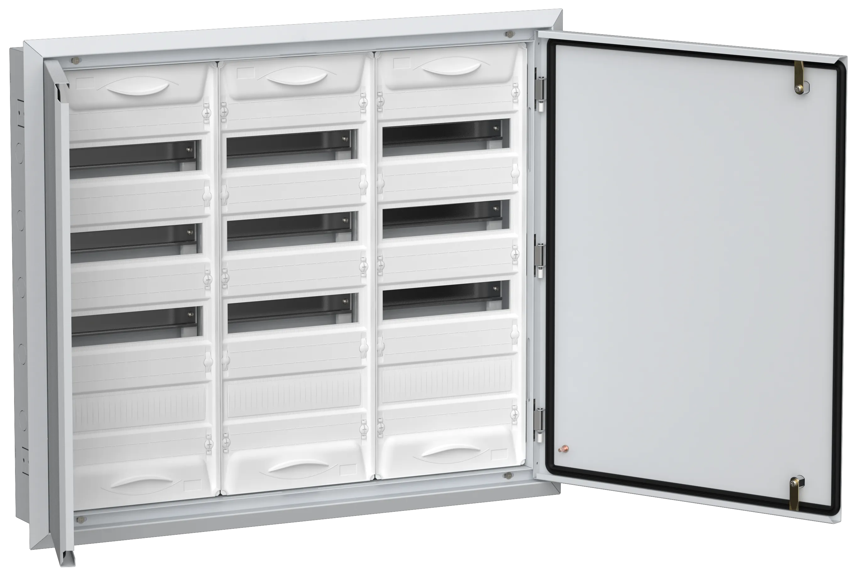 TITAN 5 Корпус металлический ЩРв-144 (3х48) 755х885х130мм IP31 белый (две двери) IEK