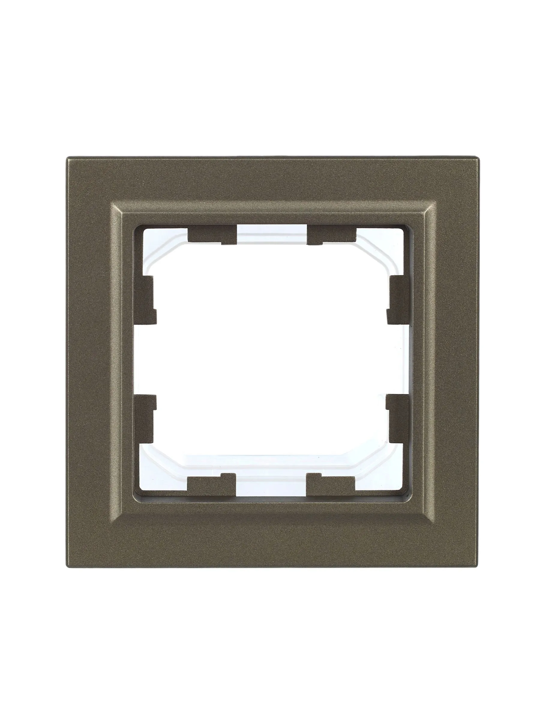 BRITE Рамка 1-местная IP44 РУ-1-БрШ-44 шампань IEK - Фото 4