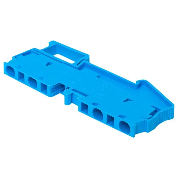 Колодка клеммная пружинная JXB-ST-4 41А 4 вывода синяя EKF - Фото 8