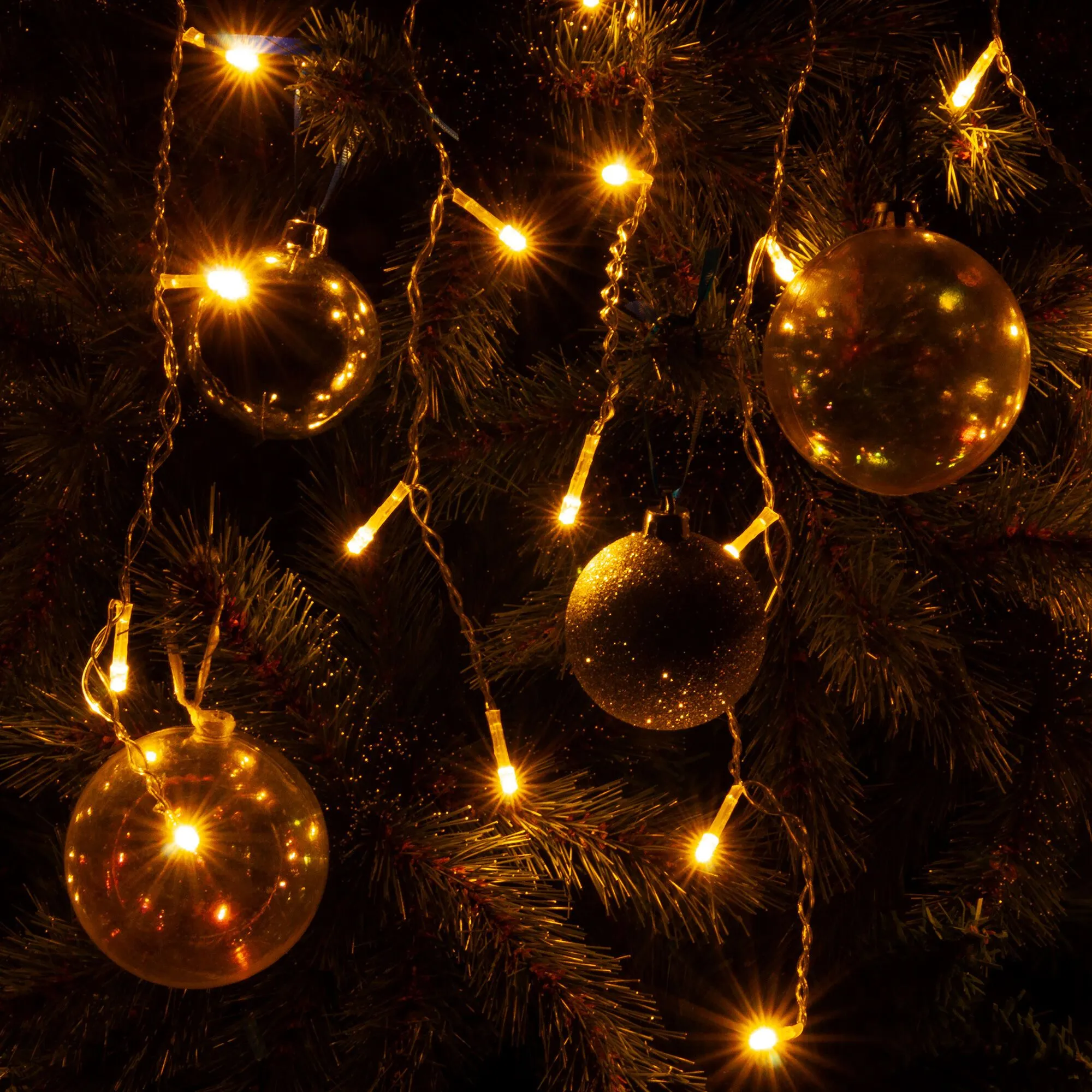 Гирлянда бытовая электрическая бахрома 100-001 теплый белый 1,8*0,5м IP20 100-001 Elektrostandard Eu - Фото 2