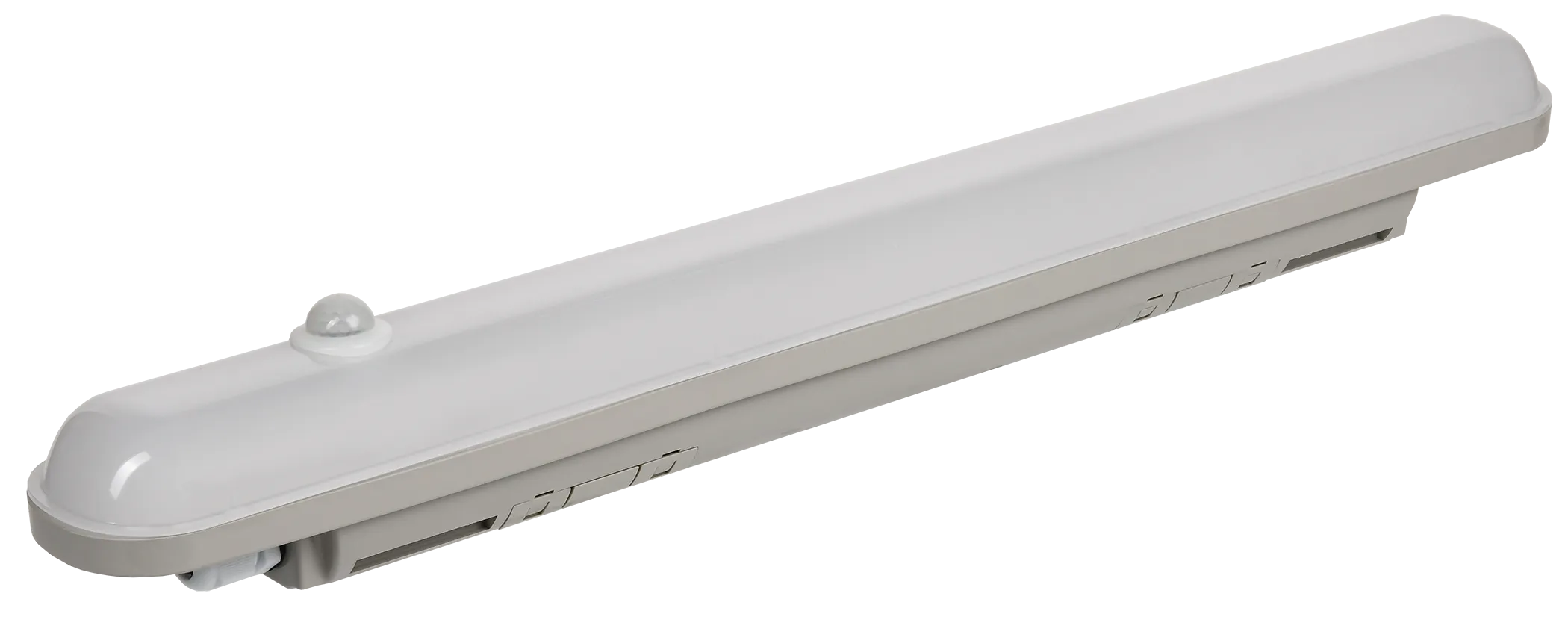 Светильник светодиодный ДСП 1305Д 18Вт 6500К IP65 600мм серый пластиковый с инфракрасным датчиком движения IEK