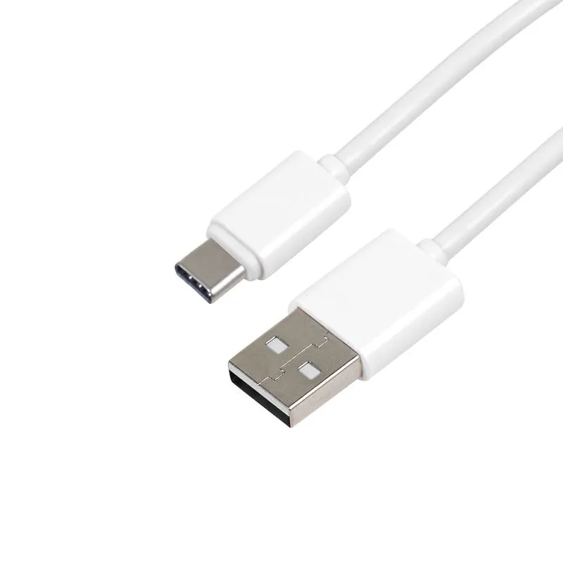 USB кабель USB Type-C, белый ПВХ, 1,5 метра (шнур спираль) REXANT - Фото 3