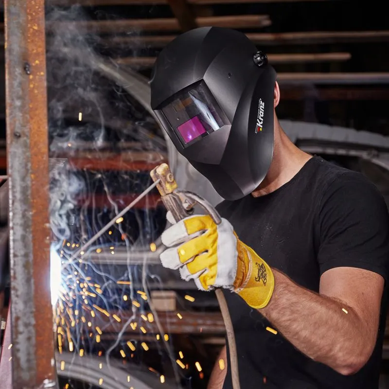 Маска сварщика с автоматическим светофильтром «Хамелеон» АСФ 100 KRANZ - Фото 2