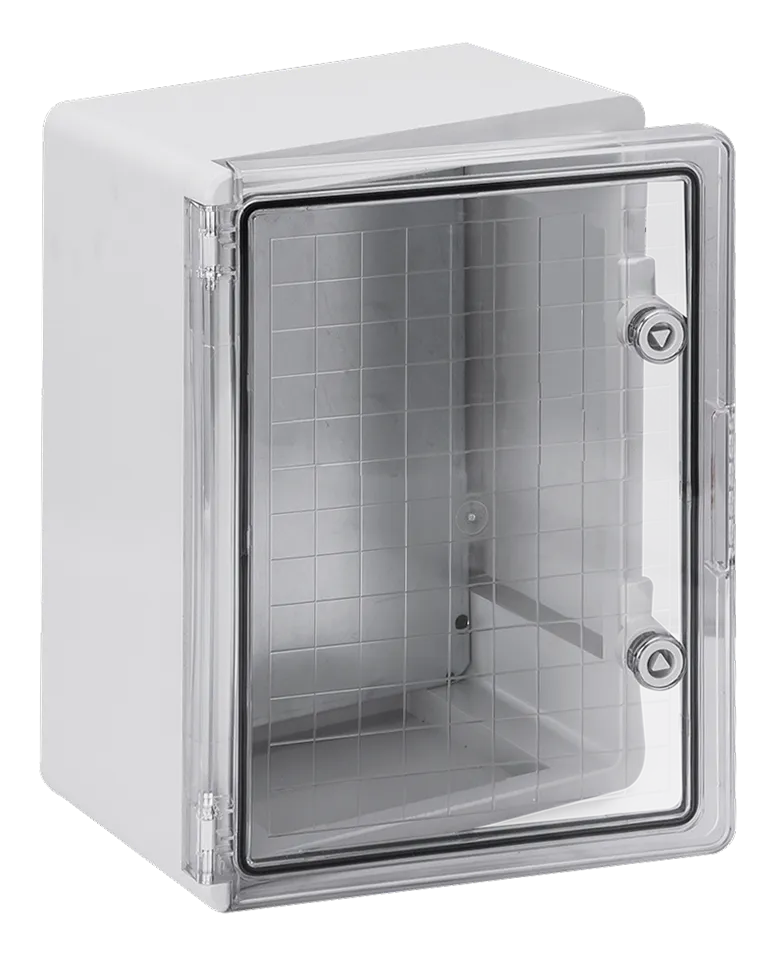 Корпус пластиковый ЩМПп 400х300х170мм прозрачная дверь IP65 DEKRON DEK-P-403017-65