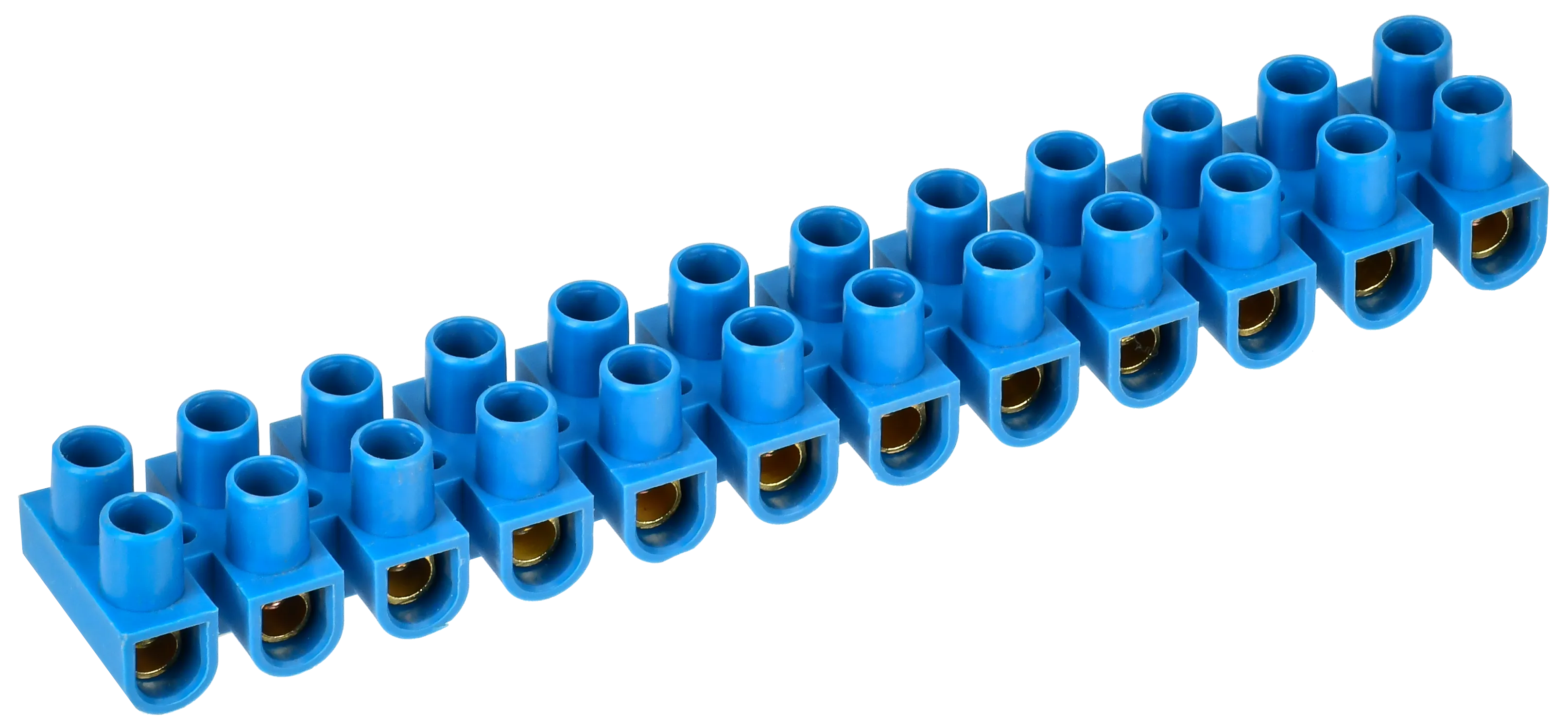 Зажим контактный винтовой ЗВИ-20 н/г 4,0-10мм2 12пар синий IEK
