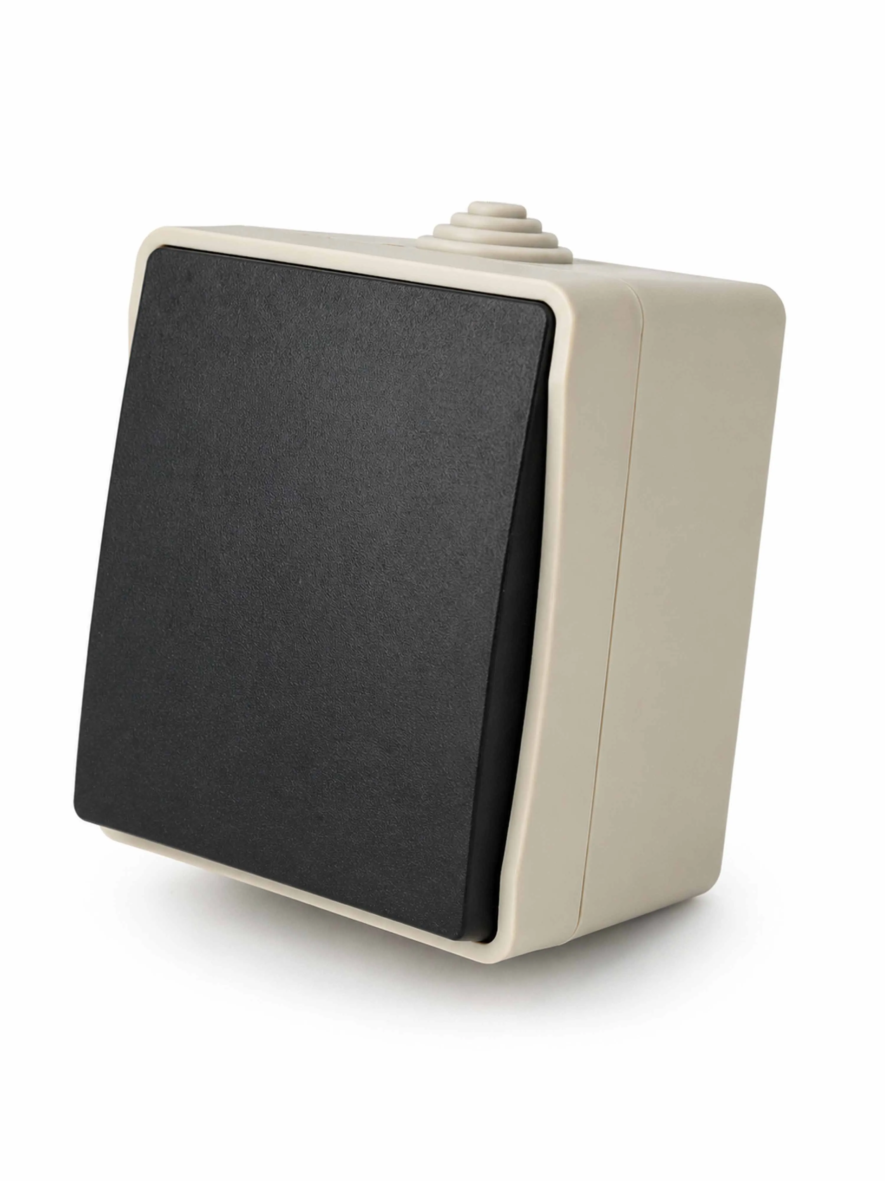 Выключатель 1-клавишный брызгозащищенный IP54, серый DEKRON DEK0901-0001