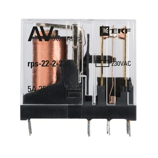 Реле промежуточное РП slim 22/2 5A 230В AC - Фото 5