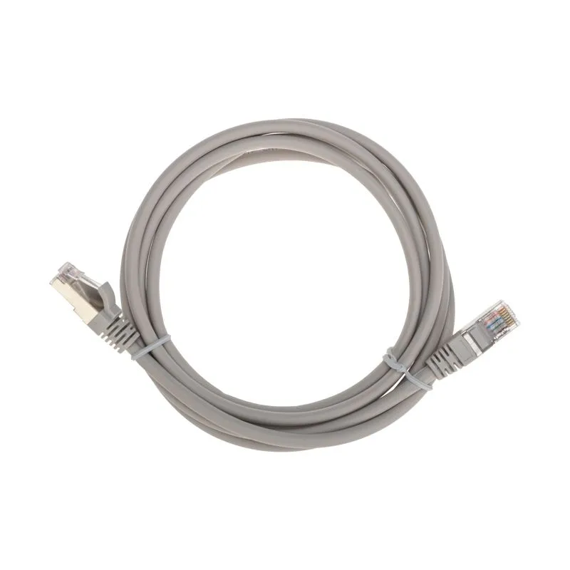 Патч-корд F/UTP, CAT 5e, RJ45-RJ45, 26AWG, LSZH, серый, 2м REXANT 02-0110-2