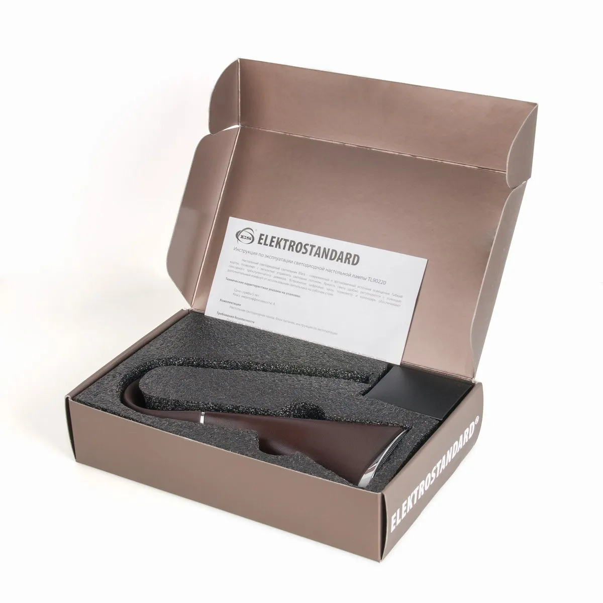 Светильник светодиодный настольный Elara коричневый TL90220 Elektrostandard - Фото 4