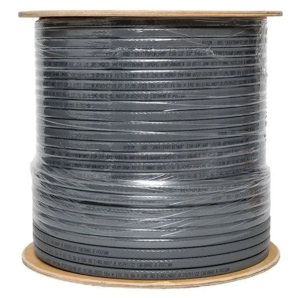 Саморегулирующийся нагревательный кабель ESR-15F, 200 м