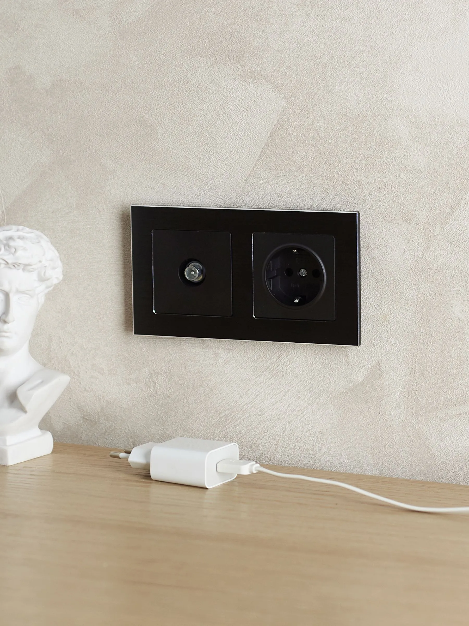 BRITE Рамка 2 -местная РУ-2-1-БрЧ металл черный IEK - Фото 7